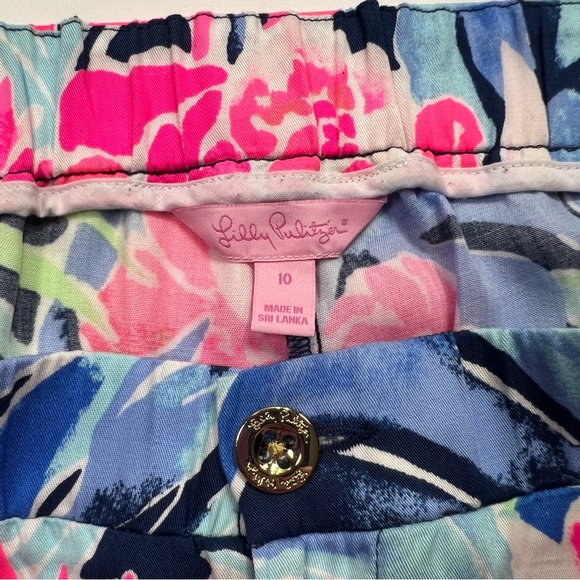 Lilly Pulitzer Madeira High Tide Pant - tropicolada, size 10 - Picture 4 of 13